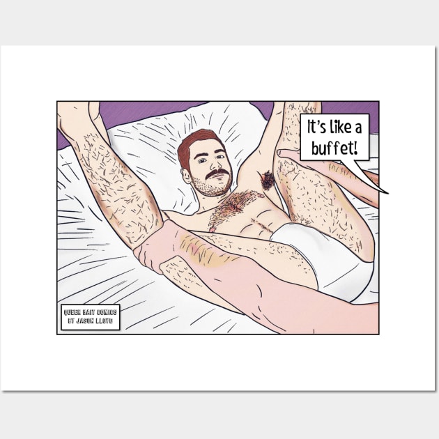 Queer Bait Comics: Buffet Wall Art by JasonLloyd